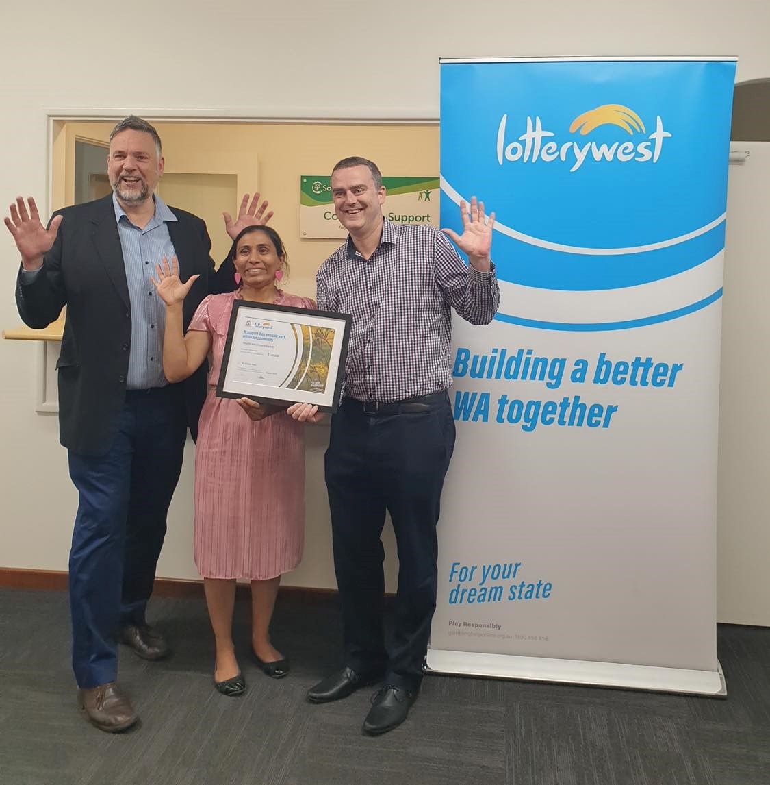 Cost-of-living Lotterywest Grant Given to Southcare Main Image